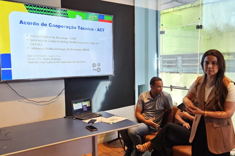 Equipe do Pronasci Juventude no Amazonas realiza reunião de alinhamento e integração com a Faepi