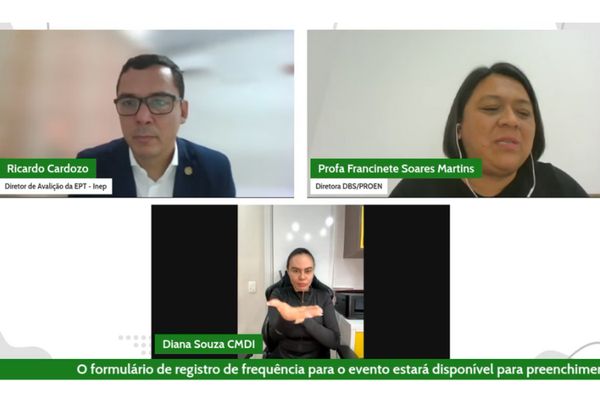 Palestra 'Avaliação Institucional: Contextos e Práticas na EPTNM - SINAEPT'