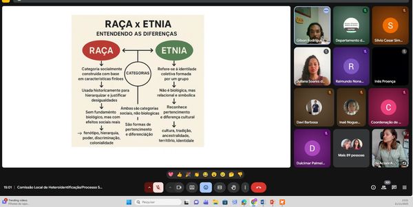 Encontro do Curso de Formação Inicial de Heteroidentificação