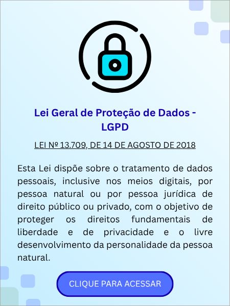 LEI Nº 13.709, DE 14 DE AGOSTO DE 2018