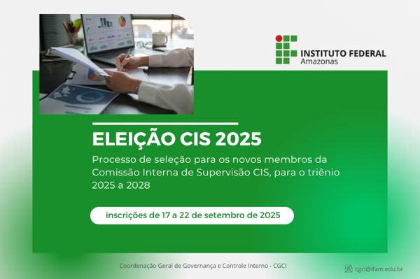 O Instituto Federal de Educação, Ciência e Tecnologia do Amazonas (IFAM) publicou o Edital nº 362/2025, que regulamenta o processo eleitoral para escolha dos novos membros da Comissão Interna de Supervisão do Plano de Carreira dos Cargos Técnico-Administrativos em Educação (CIS/PCCTAE) e de suas subcomissões locais nos campi e na Reitoria. O pleito definirá a composição da CIS para o triênio 2025–2028. Quem pode participar A eleição é exclusiva para servidores Técnico-Administrativos em Educação (TAEs) do quadro permanente do IFAM, tanto ativos quanto inativos. Estão impedidos de se candidatar servidores terceirizados, ocupantes de cargos de direção, integrantes de conselhos e comitês do IFAM, além de servidores afastados por longos períodos, cedidos a outros órgãos ou que tenham sofrido penalidades nos últimos cinco anos. Cada eleitor poderá votar em até quatro candidatos distintos: um representante da Reitoria, um dos Campi da capital, um dos campi do interior e um para a Subcomissão Local de seu campus ou da Reitoria. O voto será secreto e facultativo, realizado de forma eletrônica. Estrutura da CIS A CIS/IFAM será composta por três membros titulares e três suplentes, escolhidos de acordo com a ordem decrescente de votação. O mesmo formato será aplicado às subcomissões locais. Os eleitos exercerão mandato de três anos, com possibilidade de uma única recondução. Entre as funções, estão a supervisão e acompanhamento da implementação do Plano de Carreira dos TAEs no âmbito institucional. Como será o processo O processo eleitoral será conduzido por uma Comissão Eleitoral Central, designada pelo Reitor, composta por seis membros (três indicados pela gestão e três pelo sindicato SINASEFE), e por comissões eleitorais locais em cada campus e na Reitoria. Essas comissões terão a responsabilidade de coordenar o pleito, orientar as campanhas, organizar a votação e apurar os resultados. As inscrições devem ser feitas exclusivamente por meio eletrônico, via formulário no sistema SIGDMIN, com envio da documentação exigida, como declaração de lotação e comprovação de regularidade funcional. Campanha e votação A campanha será realizada preferencialmente por meios eletrônicos, no período de 8 a 18 de outubro de 2025. Cada candidato poderá enviar um e-mail institucional por dia, seguindo as regras de uso da rede do IFAM. Ficam vedadas práticas como vinculação a partidos políticos, uso da logomarca do IFAM em materiais de campanha, propaganda ofensiva ou compra de votos. A votação acontecerá no dia 22 de outubro de 2025, das 9h às 18h (horário de Manaus), por meio do sistema Helios Voting. O acesso será disponibilizado pelo e-mail institucional dos servidores aptos. A apuração será feita pela Comissão Eleitoral Central e o resultado preliminar será divulgado até 24 horas após o encerramento da votação. Cronograma De acordo com o edital, o cronograma do processo é o seguinte: •	15/09 – Publicação do edital •	15 a 17/09 – Revisão da composição das comissões eleitorais •	17 a 22/09 – Período de inscrições dos candidatos •	26/09 – Divulgação da lista de inscritos •	29 e 30/09 – Prazo para recursos das inscrições •	07/10 – Homologação das inscrições •	08 a 18/10 – Campanha eleitoral •	22/10 – Eleições •	Até 23/10 – Apuração e divulgação preliminar dos resultados •	29 e 30/10 – Recursos referentes à eleição •	31/10 – Divulgação do resultado final e homologação pelo Reitor Resultado e posse Os eleitos serão empossados por portaria do Reitor e assumirão funções específicas: o mais votado será Coordenador-Geral, o segundo mais votado será Coordenador-Adjunto e o terceiro ocupará a função de Secretário. Os demais integrarão a suplência conforme a ordem de votos. O mandato compreenderá o período de 2025 a 2028.  Informações documentos e Links podem ser acessados por meio dos Links: Página: home — Portal do Instituto Federal do Amazonas Drive: https://drive.google.com/drive/folders/1l_EfPqBoG93ytzc2pw088bMkr46NaSfD