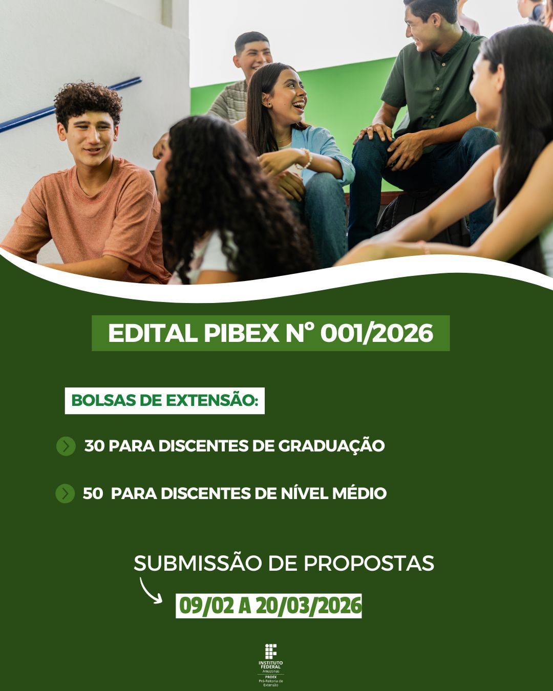 Seleção de Projetos para o PIBEX 2026