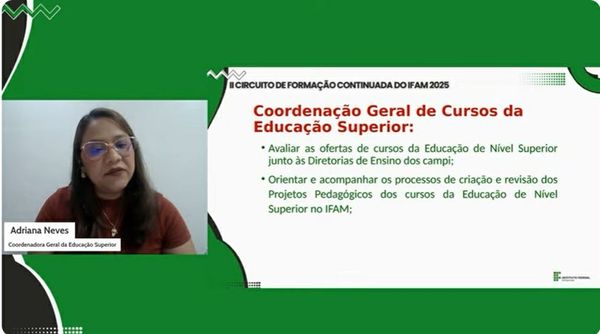 Coordenadora geral de cursos