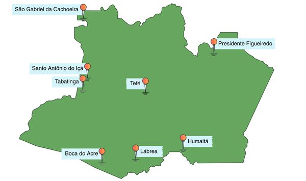 mapa do amazonas - oferta 2024.2