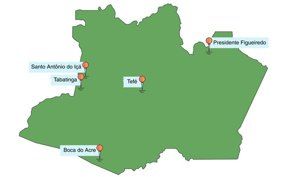 mapa do amazonas - oferta 2025